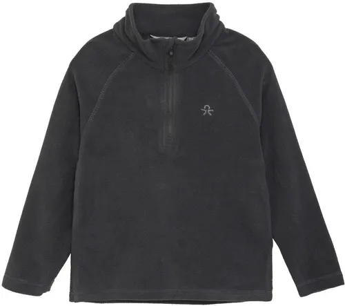 Color Kids Fleece Pulli 5971 schwarz-grau (161) 134 - Der Color Kids Fleece Pulli 5971 ist ideal für winterliche Abenteuer. Hergestellt aus hochwertigem Fleece, bietet er Wärme und schnelltrocknende Eigenschaften. Der hohe Kragen schützt vor Kälte, während der hohe Stretchanteil für besten Tragekomfort sorgt.