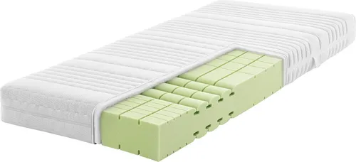 Ravensberger HR-Kaltschaummatratze Komfort-SAN® 140x220 cm - 7-Zonen Matratze mit Oeko-TEX®-Zertifikat - Matratzen für erholsame Nächte: Ergonomische 7-Zonen-Technologie sorgt für optimale Punktelastizität, hervorragende Druckentlastung und eine gesunde Wirbelsäulenhaltung. Made in Germany und hautfreundlich.