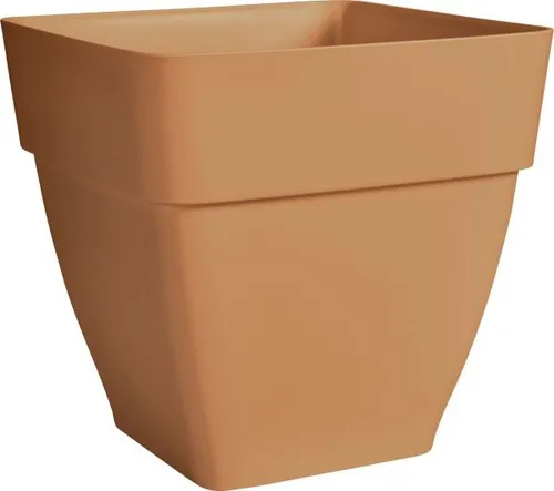 Elho Pflanztopf Vibia Quadrat 28,8 x 28,8 x 28,2 cm terra  Blumentöpfe &