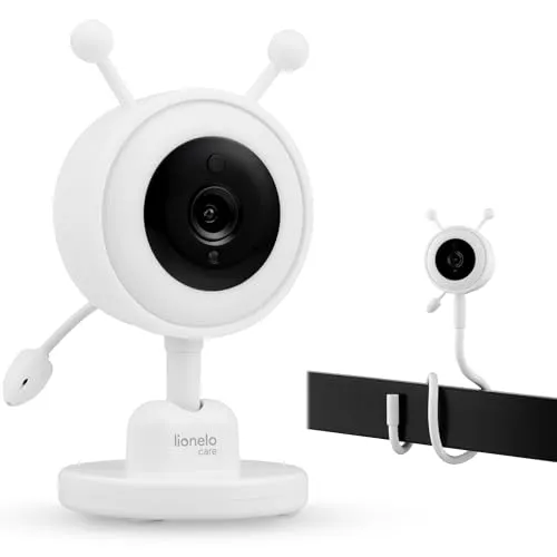 Lionelo Babyline 3.2 Camera - Full HD Babyphone Kamera - BABYPHONE-KAMERA: Full HD 1920x1080 px, Reichweite bis 350m, 3-facher Zoom und Zwei-Wege-Kommunikation für optimale Überwachung und Sicherheit Ihres Babys.