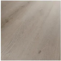 Strong SPC Designboden 1220 x 230 x 4,8 mm Premium Klick-Vinylboden inkl. Trittschalldämmung, Packung mit 2,245 qm, Versandkostenfreie Lieferung, Inkl. Trittschalldämmung, Wasserfest und mit Klicksystem grau