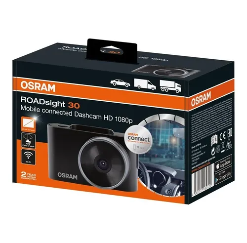 Osram Dashcam ROADSight ORSDC30 - Dashcam mit 1080p Aufnahmeauflösung, bietet klare Aufnahmen für mehr Sicherheit unterwegs.