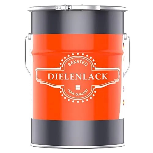 BEKATEQ Holzlack BE-410 Dielenlack 2in1, farblos - Holzlacke - Hochstrapazierfähiger, schnelltrocknender Lack für Dielen- und Parkettböden, umweltfreundlich und geruchsarm, ideal für Renovierungen und Neuanstriche.