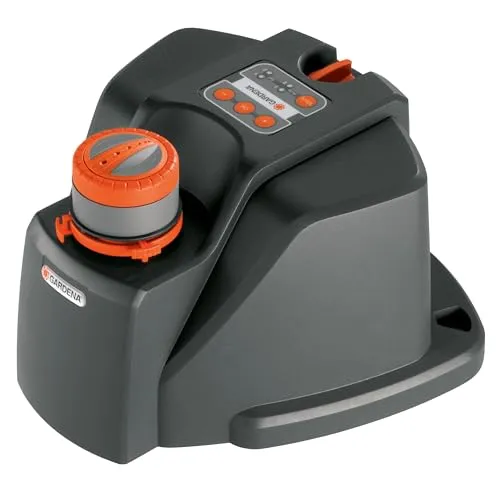Gardena Comfort Vielflächenregner AquaContour Automatic - Individuelle Flächenbewässerung bis 10,5 m, einfache Programmierung und präzise Wasserverteilung für jeden Garten