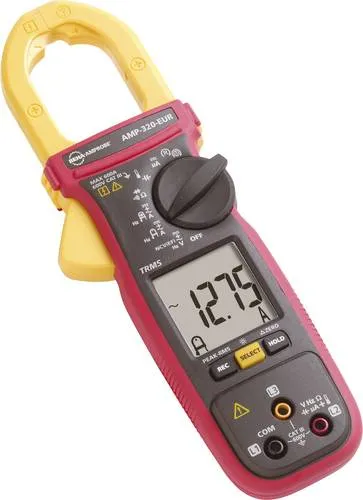Beha-Amprobe AC/DC TRMS 600A mit Drehfeldmessung - Strommessgerät für präzise Messungen bis 600A, ideal für Profis. Mit Amp-Tip für kleine Ströme und beleuchteter Anzeige für optimale Sichtbarkeit.
