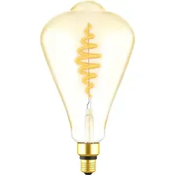 LED Spiral Filament ST164 Edison 7W = 40W E27 Gold 470lm extra warmweiß 1800K DIMMBAR
