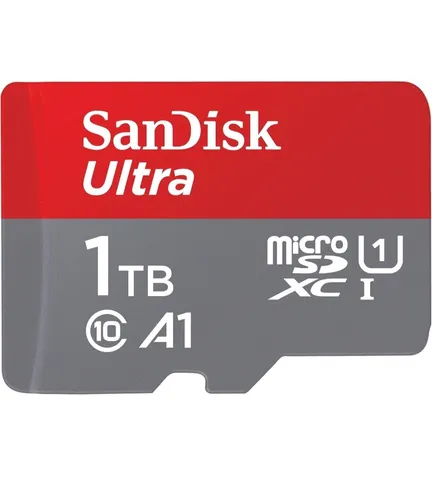 SanDisk Ultra Android microSDXC UHS-I Speicherkarte 1 TB + Adapter - 150 MB/s Übertragung, A1 Performance für flüssige Apps und Full HD-Videos