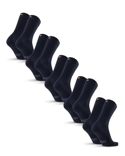 DANISH ENDURANCE Premium Merino Socken mit Knopfsystem – Atmungsaktive Wollsocken für Herren & Damen (3|5 Paar) - Hochwertige Merino Socken mit innovativem Knopfsystem für ein organisiertes Sockenleben. Ideal für Alltag und Büro, bieten atmungsaktiven Komfort und sind OEKO-TEX zertifiziert.