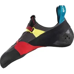 Scarpa Arpia Kletterschuh in Schwarz/Rot (45,5) - Herren Kletterschuhe mit griffiger Vibram XS Grip2 Sohle für optimalen Halt und Kantenstabilität, ideal für Fels und Halle, perfekt für Genuss- und Fortgeschrittenenkletterer.