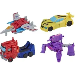 Hasbro E1884EU4 Transformers CYB Action Attackers Commander Figur - Spielfigur: Verwandelt sich in 9 Kampfschritten vom Bot zum Fahrzeug. Erlebe die aufregenden Kämpfe zwischen Autobots und Decepticons und schütze die Erde!