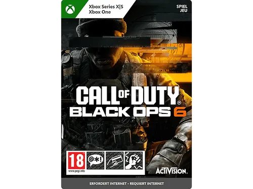 Call of Duty: Black Ops 6 - Cross-Gen Bundle für Xbox Series X S - Erlebe das actiongeladene Gameplay von Call of Duty: Black Ops 6 im Cross-Gen Bundle für Xbox Series X S und Xbox One. Ideal für spannende Multiplayer-Matches und epische Kampagnen.