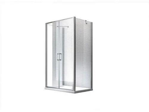 Glaszentrum Hagen Eckdusche Mille 80x100 cm – Duschkabine mit ESG Glas - Moderne Eckdusche Mille für platzsparende Badezimmer. Mit 8 mm Sicherheitsglas und wasserabweisender Beschichtung für einfache Pflege und Langlebigkeit. Flexibel montierbar, ideal für kleine Räume.