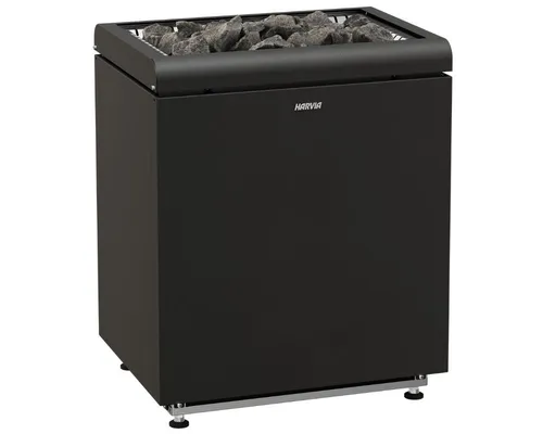 Harvia CONCEPT R black Saunaofen 12,0 kW - Saunaofen für mittlere bis große Kabinen mit 12,0 kW Heizleistung, sorgt für gleichmäßige Wärmeverteilung und hohe Sicherheit durch dreifache Manteltechnik.