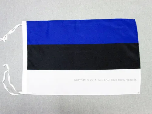 FLAGGE ESTLAND 45x30cm mit kordel - ESTNISCHE FAHNE  30 x 45 cm - flaggen AZ FLA
