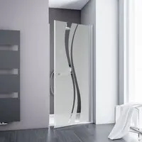 Schulte Nische Drehtür 90 x 192 cm - Alexa Style 2.0 - Duschtüren mit modernem Design, bietet eine elegante Lösung für Ihr Badezimmer und besticht durch hochwertige Verarbeitung und einfache Montage.