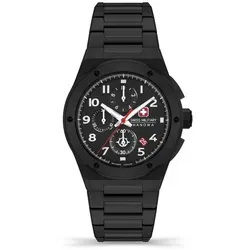 Swiss Military Hanowa Sonoran Chronograph Herrenuhr 43mm 10ATM - Armbanduhren mit 10 ATM wasserdicht, sportlichem Design und robustem Edelstahl-Gehäuse, ideal für aktive Herren.