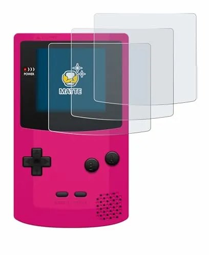 BROTECT Entspiegelungs-Schutzfolie für Nintendo Gameboy Color (6 Stück) Matte Displayschutz-Folie, Anti-Reflex, Anti-Fingerprint