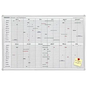 FRANKEN JetKalender® 710 Jahresplaner - Blanko 90,0 x 60,0 cm - Diverse F - Großer, flexibler Jahresplaner für kreative Planung und Übersicht, ideal für Büros und Organisationstalent.