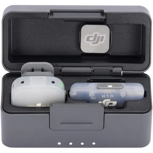 DJI Mic Mini 2 - Kompaktes drahtloses Mikrofon-System - Erleben Sie hochwertige Audioaufnahmen mit dem DJI Mic Mini 2. Das Set umfasst einen Sender, einen mobilen Empfänger und ein praktisches Ladecase für unterwegs. Ideal für kreative Projekte und professionelle Anwendungen.