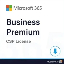 Microsoft 365 Business Premium (NCE) - Office-Software für moderne Unternehmen mit 1 TB OneDrive-Cloudspeicher, umfassendem Schutz vor Cyberbedrohungen und Zugriff auf die neuesten Office-Anwendungen.