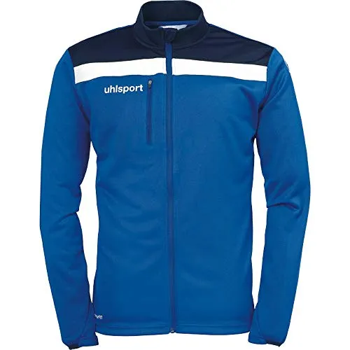 uhlsport Herren Sportjacke Offense 23 Poly Jacke, azurblau/Marine/Weiß, XL, 100519803