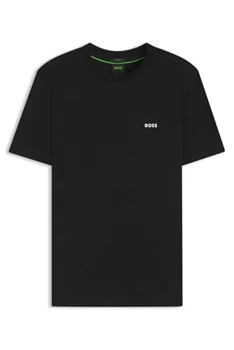 BOSS Herren Tee T-Shirt Black1, M EU - T-Shirt für Herren im Regular Fit mit Rundhalsausschnitt, ideal für lässige Looks und bequemes Tragen.
