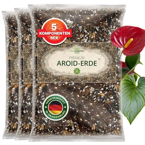 OraGarden Aroiden-Erde mit Wurmhumus 3 Liter - Spezialerde für Aroiden mit wertvollem Wurmhumus, ideal für gesunde Pflanzenentwicklung. Einfach in Anwendung, sorgt für optimale Nährstoffversorgung.