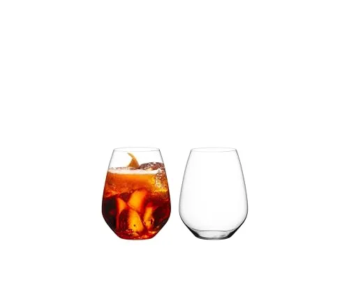 RIEDEL Serie VELOCE All Purpose Tumbler - Universalglas Set - Thermobehälter: 2 spülmaschinenfeste Kristallglas-Gläser mit 550 ml Kapazität, perfekt für stilvolles Trinken und ideal für jeden Anlass.