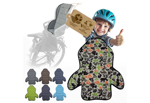 BambiniWelt Fahrradkindersitz Ersatzbezug für Römer Jockey M3 - Mach deine Radtouren angenehmer mit dem robusten und wasserabweisenden Ersatzbezug von BambiniWelt. Ideal für Römer Fahrradsitze, einfach zu befestigen und waschbar bis 30°C – für Komfort und Hygiene auf jeder Fahrt!