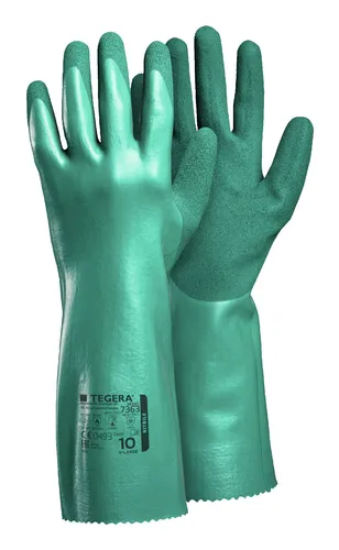 Ejendals Chemikalien-Schutzhandschuhe EN 374-1:2016 - Arbeits- & Schutzkleidung, vollbeschichtete Nitrilhandschuhe in Größe 7, idealer Schutz gegen Chemikalien, PSA-Kategorie III, perfekt für professionelle Anwendungen.