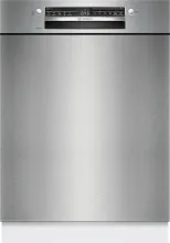 SMU2HTS08E Serie 2 Spülmaschine, Home Connect, Edelstahl - 60 cm Geschirrspüler mit 13 Maßgedecken, energieeffizient und smart steuerbar über Home Connect für höchsten Komfort.