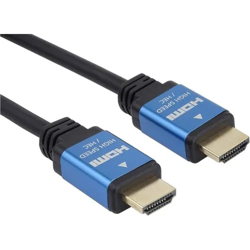 PremiumCord KPHDM2A5 HDMI cable HDMI Type A (Standard) Black, Blue (5 m) (KPHDM2A5)