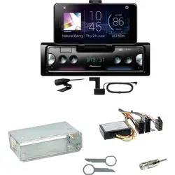 Pioneer SPH-20DAB Digitalradio Bluetooth Einbauset für Mercedes W210 - Autoradio mit DAB+ und Bluetooth, inkl. vollständigem Einbauset für Mercedes E-Klasse W210. Genießen Sie verlustfreie Audioqualität und einfache Smartphone-Steuerung für sicheres Fahren.