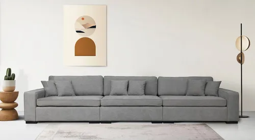 Home affaire 3-Sitzer Skara XXL, Lounge-Sofa XXL mit Federkern-Polsterung, in vielen Bezugsvarianten