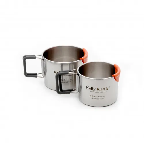Kelly Kettle Camping Becher Set - 350 ml & 500 ml in Grau - Praktisches Becher-Set für Camping und Trekking. In Grau erhältlich, ideal für unterwegs und vielseitig einsetzbar. Entdecken Sie weitere Produkte von Kelly Kettle bei Bergfreunde.de!