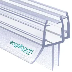 Engelbach® Duschdichtung für 5-8mm Glastüren, 2x44cm, Duschtürdichtung, Wasserabweisende Ersatzdichtung