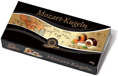 Henry Lambertz Mozartkugeln  Mozart Kugeln Zartbitter 200g Schokoladen Praline