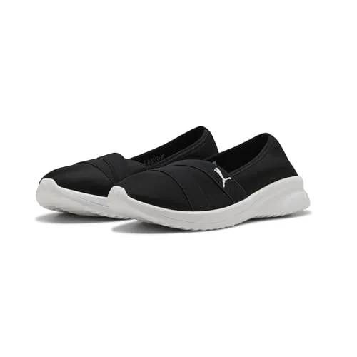 PUMA Damen Adelina 2 Sneaker - Schwarz/Weiß, 36 EU - Damen-Sneaker mit modernem Design, ideal für Alltag und Freizeit, bietet hohen Tragekomfort und stylische Akzente.
