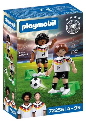 Playmobil® DFB Spielerset Adeyemi und Stiller (72256), DFB Konstruktions-Spielset, Made in Europe