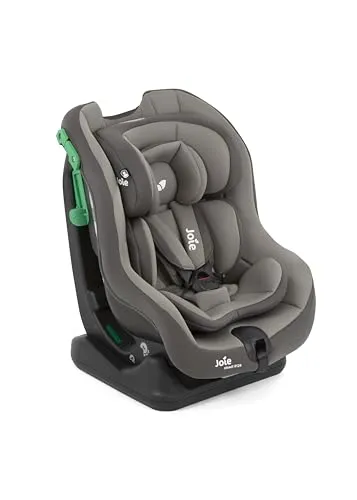 Joie Steadi R129 Autositz 0-18 kg Cobblestone - Sicherer Begleiter für Ihr Kind - Kindersitz von Geburt bis 4 Jahre, erfüllt höchste Sicherheitsstandards R129. Mit 4 Liegepositionen und Grow Together™-System für optimale Anpassung und Komfort.