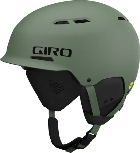 GIRO TRIG MIPS Helm 2025 - matte green, Größe S - Helm für Freestyle-Sportarten mit MIPS-Schutz, In Form Fit System für optimale Passform und Thermostat Control für perfekten Luftstrom. Ideal für Abenteuer im Schnee.