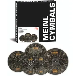 Meinl Cymbals CCD-CS1 - Classics Custom Dark Expanded Cymbal Set - Zubehör für Schlaginstrumente, bietet vielseitige Klangmöglichkeiten für Live-Auftritte und Aufnahmen mit abgestimmten Finishes für eine gleichbleibende Klangqualität.