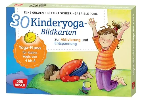 Kinderyoga-Bildkarten zur Aktivierung und Entspannung: Yoga-Flows für kleine Yogis von 4 bis 8. 30 Bildkarten mit beliebten Asanas, die Yoga für ... und innere Balance. 30 Ideen auf Bildkarten) 30
