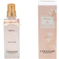 L'Occitane Néroli & Orchidée 75ml Eau de Toilette - Damenduft mit spritzigen Mandarinen und süßer Pfirsichnote, vereint in der eleganten Collection de Grasse von L'Occitane – ein sinnliches Erlebnis für jeden Anlass.