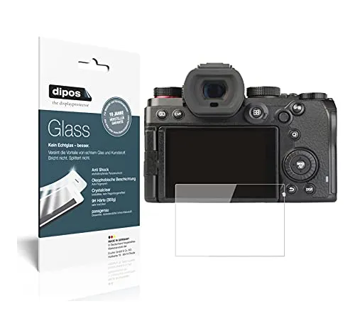 dipos I 9H Displayschutz kompatibel mit Panasonic Lumix S5 Schutzfolie Anti-Shock Folie