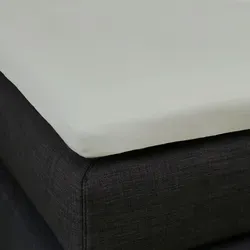 Formesse Bella Donna Topper Spannbetttuch La Piccola 100x200 cm | zement - grau