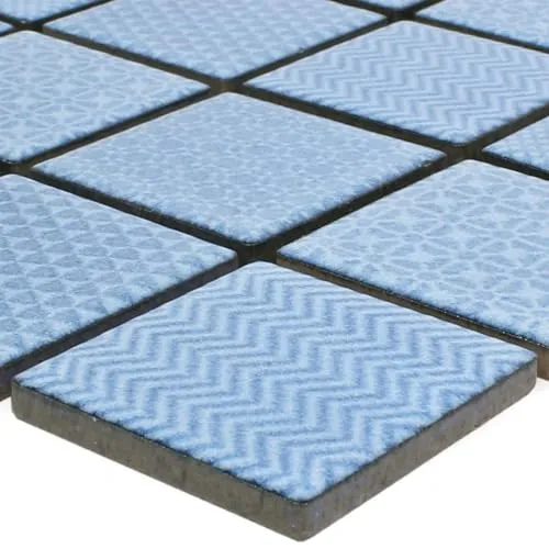 Mosaikfliesen Keramik Sapporo Blau