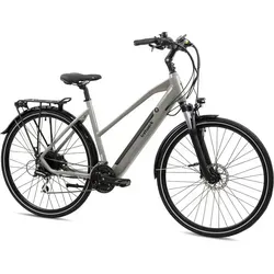 Tretwerk Seville 5.0 E Bike 28 Zoll - E-Bike für Damen (160-180 cm), ideal für entspannte Radtouren mit leistungsstarkem 418 Wh Akku und komfortablem Trapezrahmen.