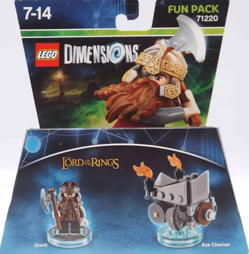 LEGO® Dimensions 71220 Gimli Fun Pack - Herr der Ringe - LEGO (R) Komplette Sets & Packs, Spaß mit 56 Teilen und einzigartigem Gimli-Charakter aus Herr der Ringe für kreative Spielabenteuer ab 7 Jahren!