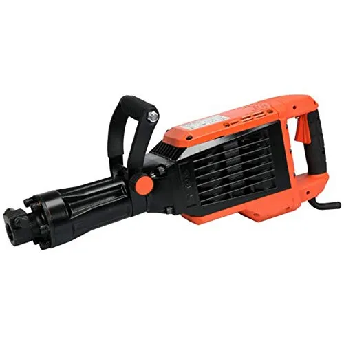YATO Profi Abbruchhammer 1600 Watt - Bohrmaschinen mit 1600 Watt Leistung und 65 Joule Schlagkraft, ideal für effektives Arbeiten bei harten Materialien. Inklusive Spitz- und Flachmeißel sowie stabilem Metallkoffer.